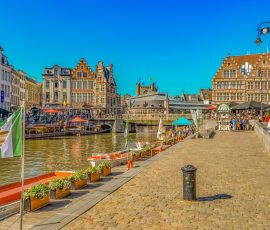Luxury Voyages: Ocean, River & Canal ghent 3680326 1920